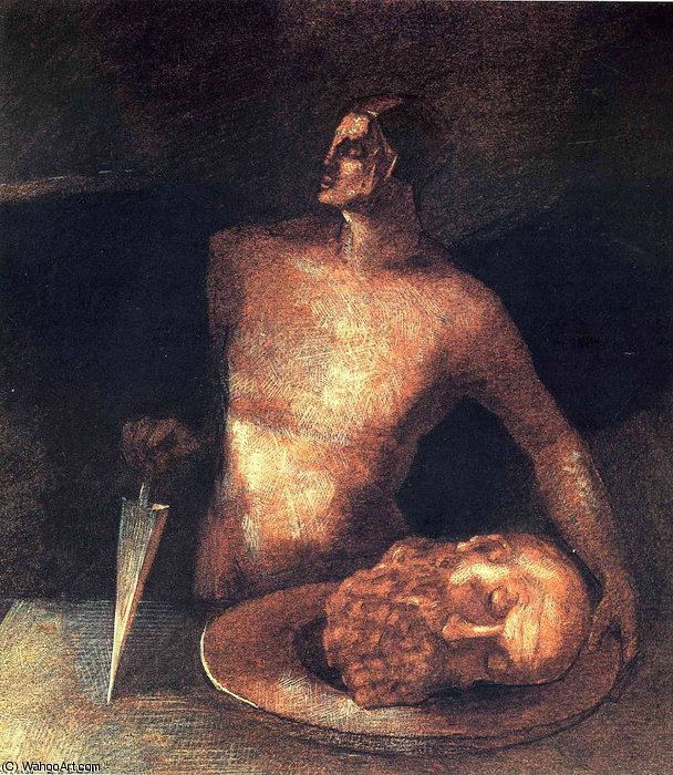 Wikioo.org - The Encyclopedia of Fine Arts - Painting, Artwork by Odilon Redon - untitled (1742)