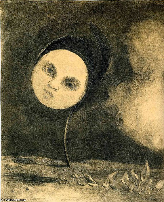 Wikioo.org - The Encyclopedia of Fine Arts - Painting, Artwork by Odilon Redon - untitled (1203)