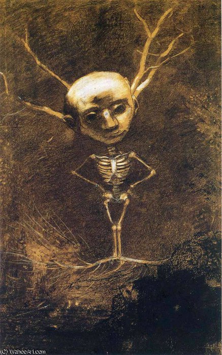 Wikioo.org – L'Encyclopédie des Beaux Arts - Peinture, Oeuvre de Odilon Redon - Untitled (9861)