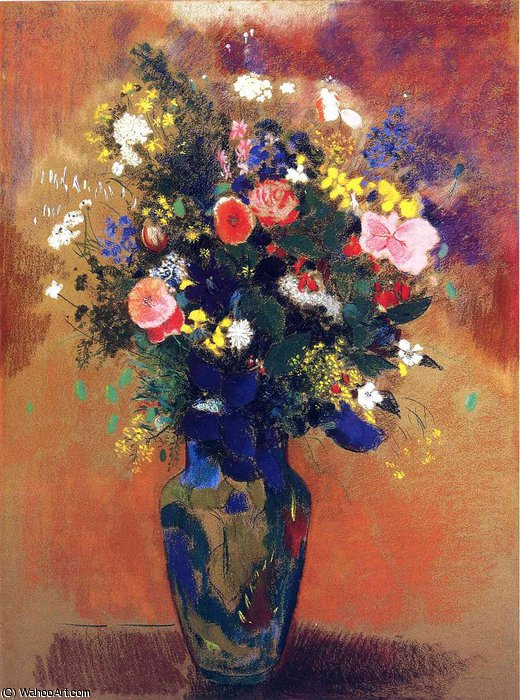 Wikioo.org - The Encyclopedia of Fine Arts - Painting, Artwork by Odilon Redon - untitled (9910)
