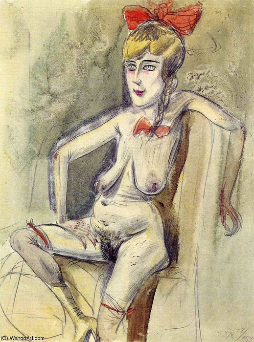 Wikioo.org – La Enciclopedia de las Bellas Artes - Pintura, Obras de arte de Otto Dix - sin título (6654)