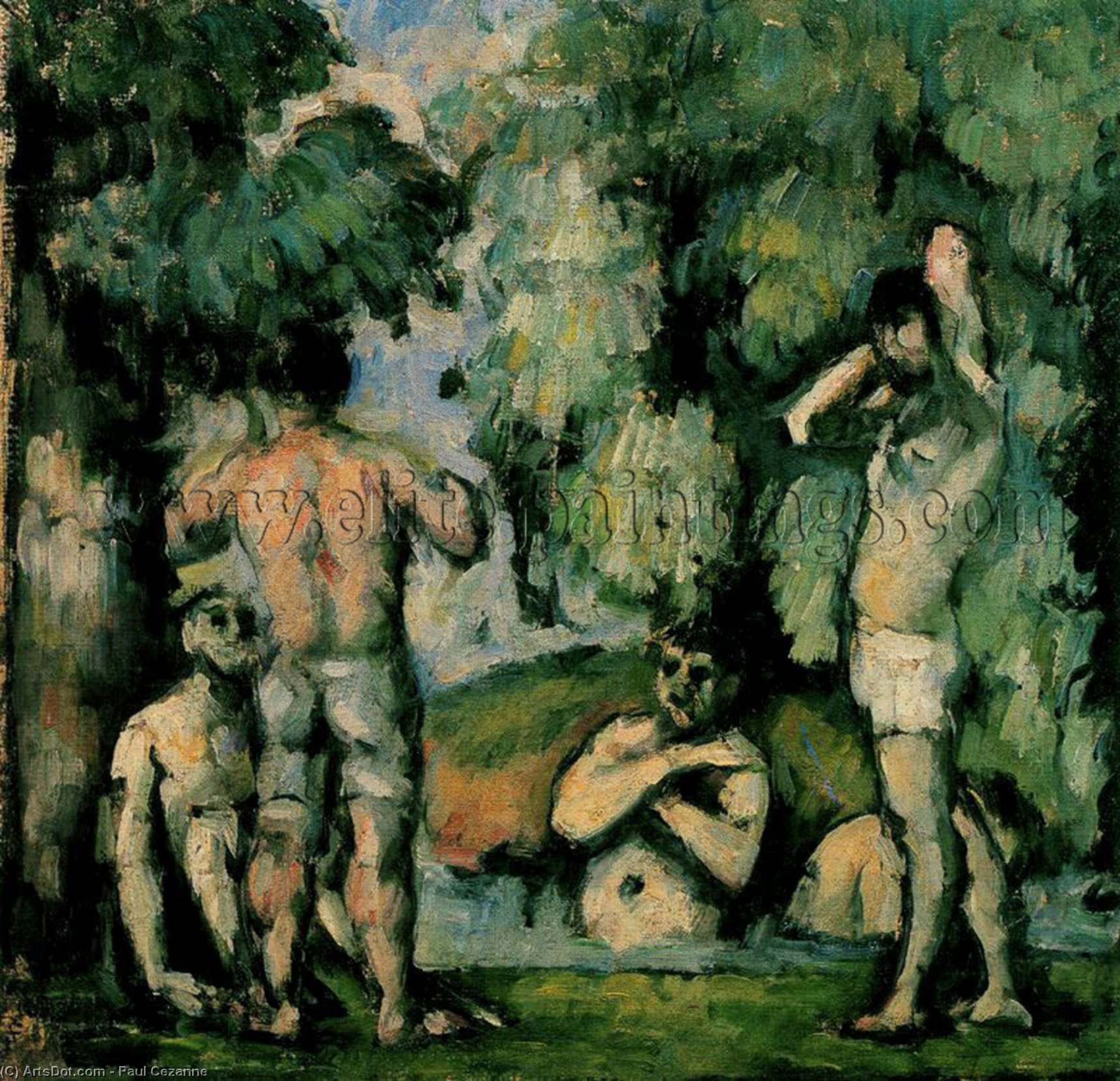 Wikioo.org - The Encyclopedia of Fine Arts - Painting, Artwork by Paul Cezanne - untitled (8537)