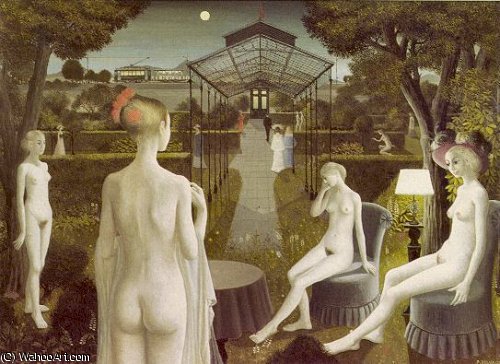 Wikioo.org - The Encyclopedia of Fine Arts - Painting, Artwork by Paul Delvaux - untitled (1597)