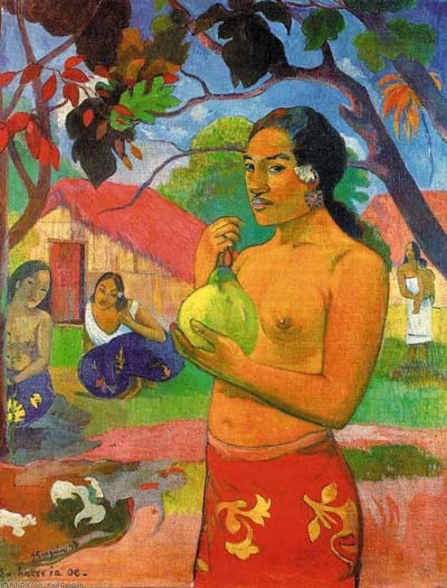 WikiOO.org – 美術百科全書 - 繪畫，作品 Paul Gauguin - 无 2367
