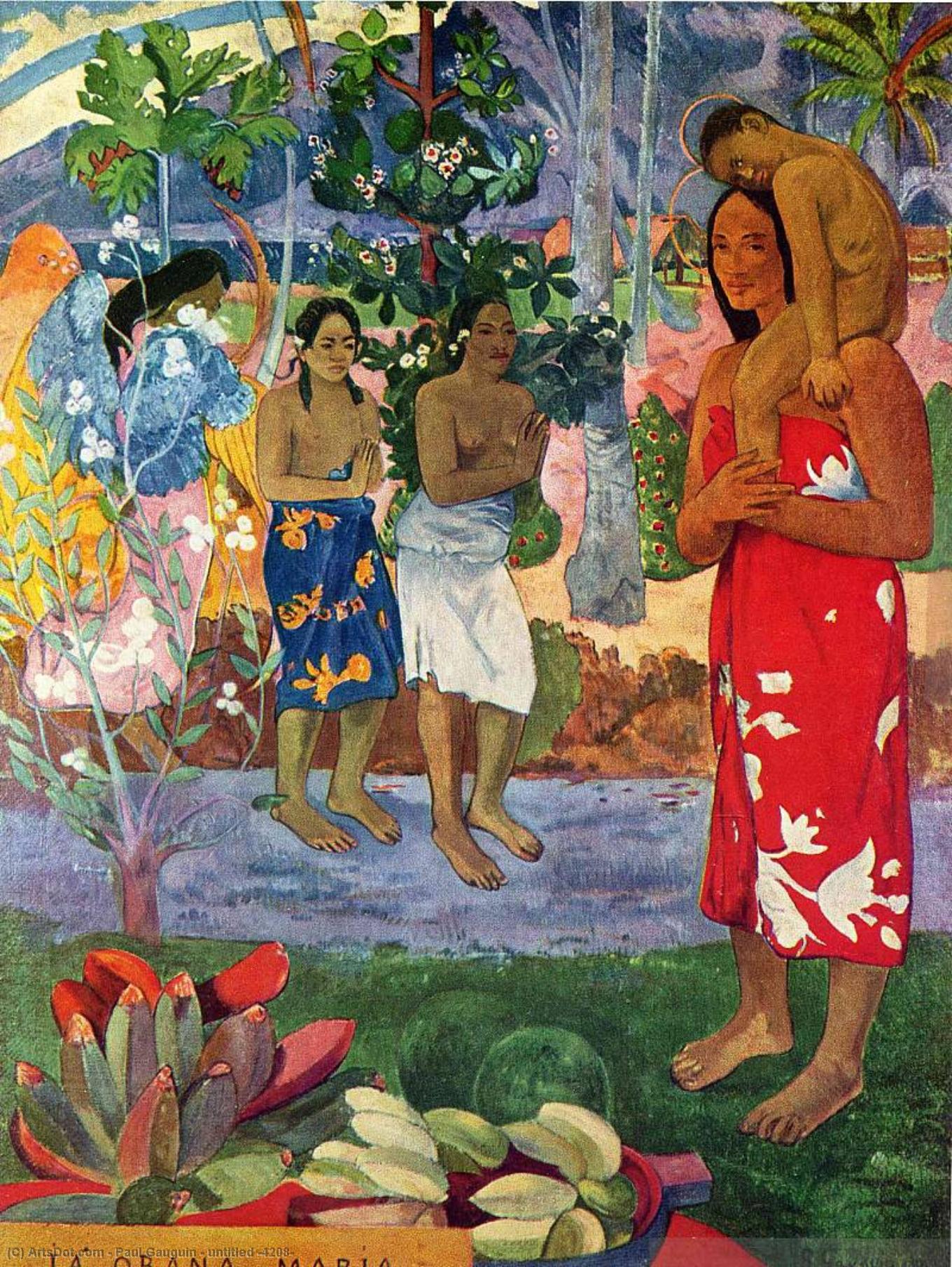 WikiOO.org - Encyclopedia of Fine Arts - Maalaus, taideteos Paul Gauguin - untitled (4208)