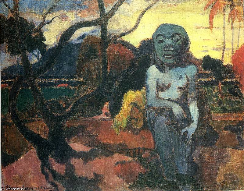 Wikoo.org - موسوعة الفنون الجميلة - اللوحة، العمل الفني Paul Gauguin - untitled (3860)