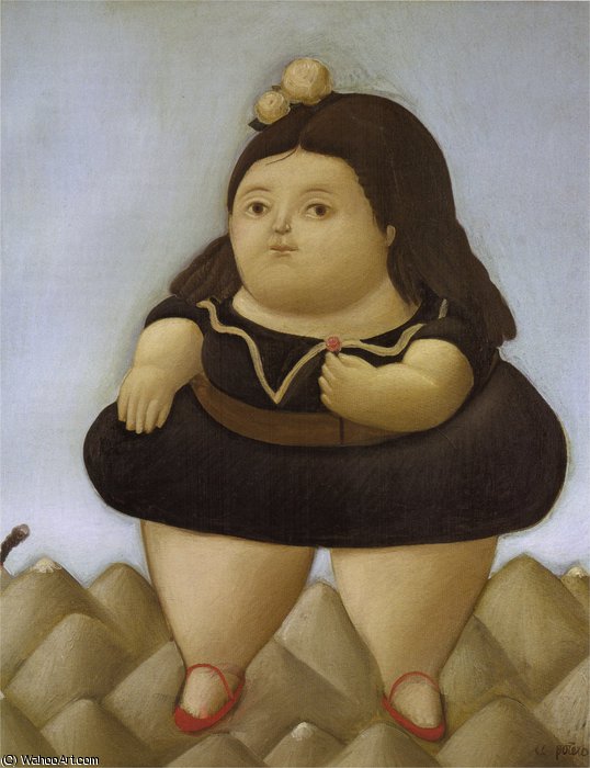 WikiOO.org - Encyclopedia of Fine Arts - Malba, Artwork Fernando Botero Angulo - excursion sur le volcan