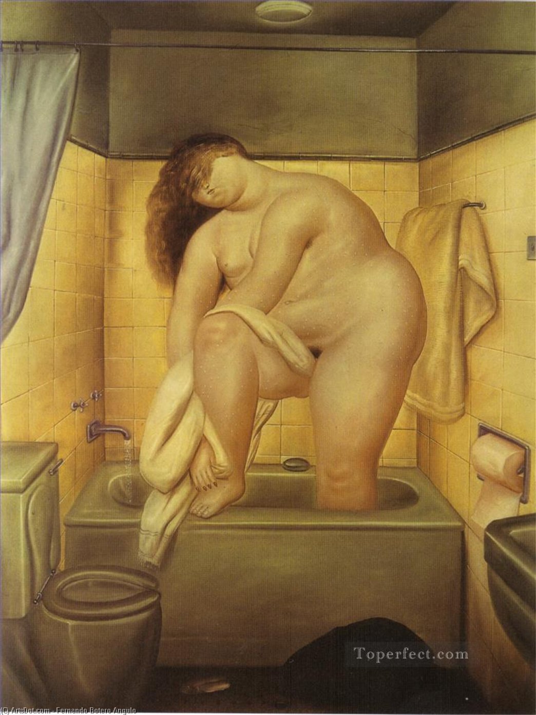 WikiOO.org - Enciclopédia das Belas Artes - Pintura, Arte por Fernando Botero Angulo - hommage à Bonnard - (02)