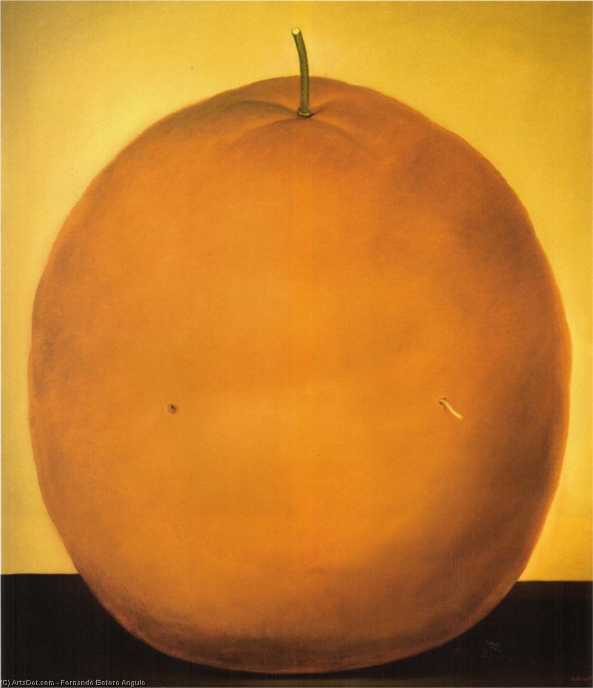 WikiOO.org - Encyclopedia of Fine Arts - Malba, Artwork Fernando Botero Angulo - orange