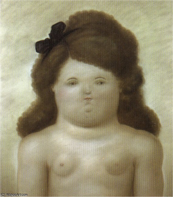 Wikioo.org - The Encyclopedia of Fine Arts - Painting, Artwork by Fernando Botero Angulo - femme