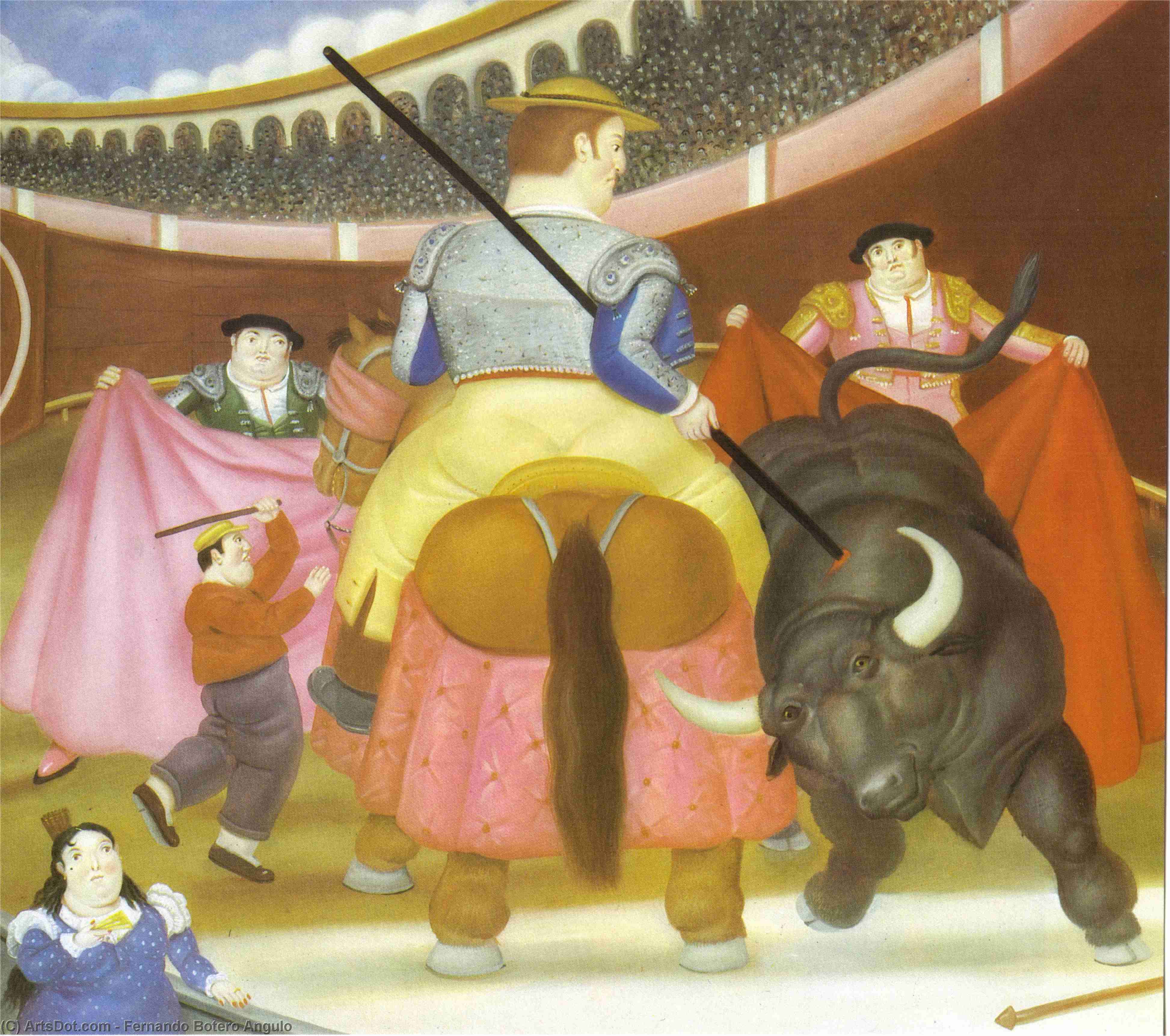Wikioo.org – La Enciclopedia de las Bellas Artes - Pintura, Obras de arte de Fernando Botero Angulo - la pica