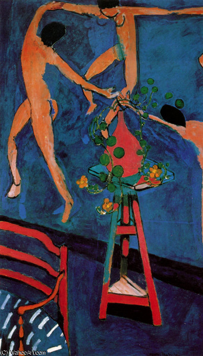 Wikioo.org - The Encyclopedia of Fine Arts - Painting, Artwork by Henri Matisse - Les Capucines à La danse II Moscou, Musée Pouchkine