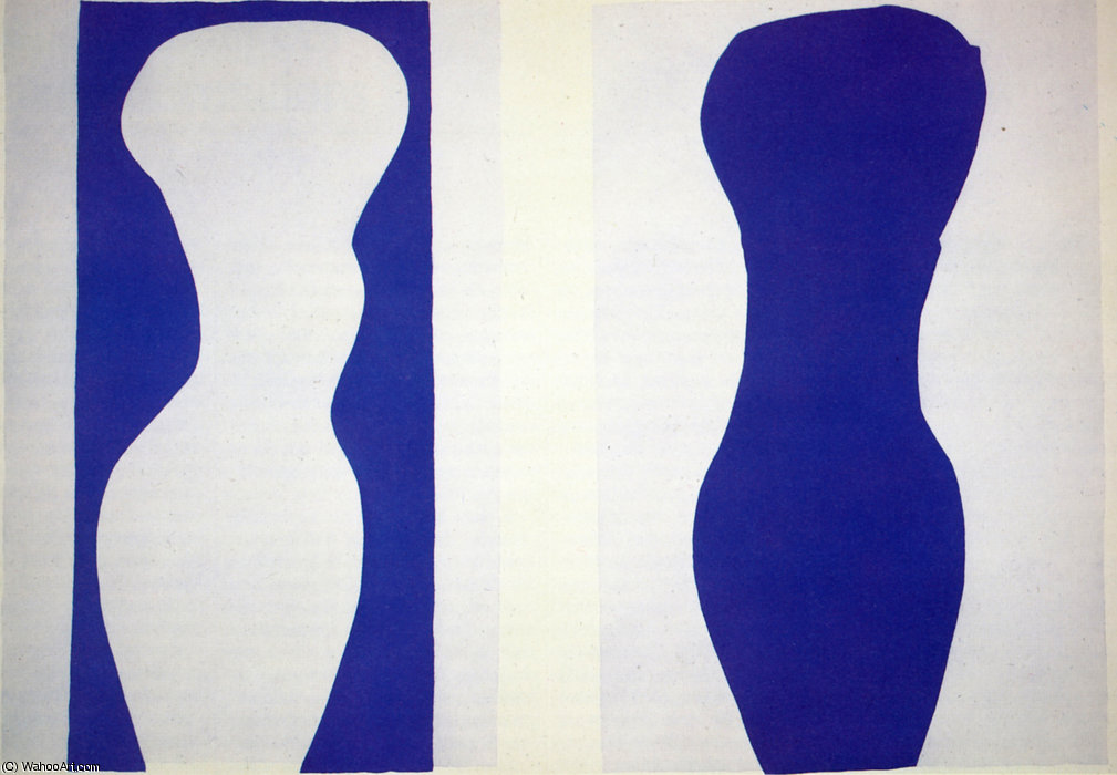 WikiOO.org - Enciklopedija dailės - Tapyba, meno kuriniai Henri Matisse - Formes Gouache découpée pour Jazz Paris, Musée national d'Art Moderne