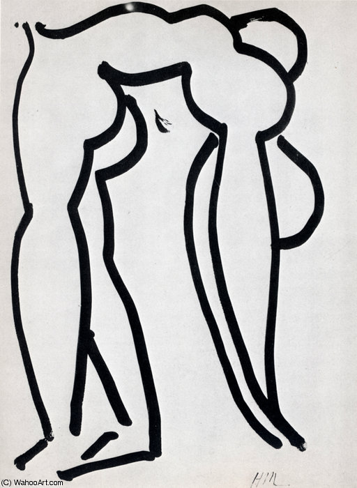 WikiOO.org - Enciklopedija dailės - Tapyba, meno kuriniai Henri Matisse - Acrobate Pinceau et encre Paris, Musée national d'Art Moderne