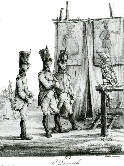 WikiOO.org – 美術百科全書 - 繪畫，作品 Honoré Daumier - 乐星期日报，周日LITHOGRAPHIE，版画