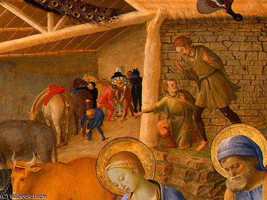 Wikioo.org – L'Enciclopedia delle Belle Arti - Pittura, Opere di Fra Filippo Lippi - L Adorazione dei Magi (11)