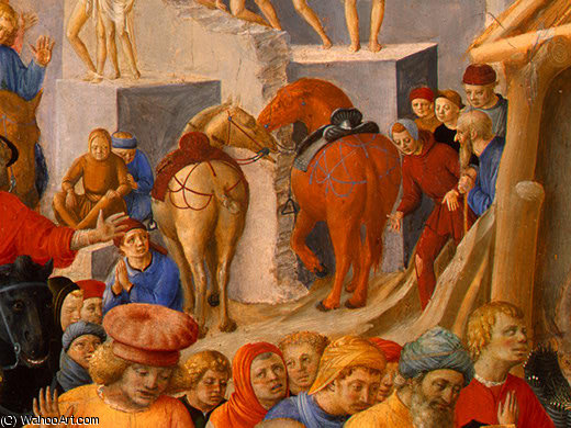 Wikioo.org - The Encyclopedia of Fine Arts - Painting, Artwork by Fra Filippo Lippi - The Adoration of the Magi (15)