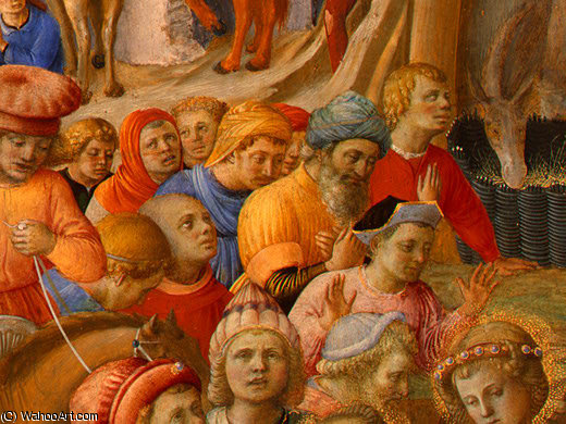 Wikioo.org – L'Enciclopedia delle Belle Arti - Pittura, Opere di Fra Filippo Lippi - L Adorazione dei Magi (19)