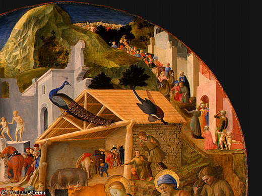 Wikioo.org – L'Enciclopedia delle Belle Arti - Pittura, Opere di Fra Filippo Lippi - L Adorazione dei Magi