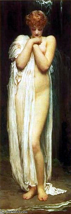 Wikioo.org - The Encyclopedia of Fine Arts - Painting, Artwork by Lord Frederic Leighton - the nymth of the river
