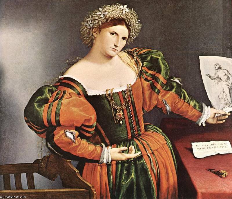 Wikioo.org - The Encyclopedia of Fine Arts - Painting, Artwork by Lorenzo Lotto - lucretia