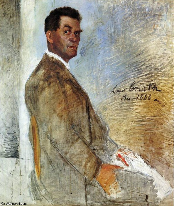 WikiOO.org - Enciklopedija dailės - Tapyba, meno kuriniai Lovis Corinth (Franz Heinrich Louis) - Portrait of Franz Heinrich Corinth unfinished