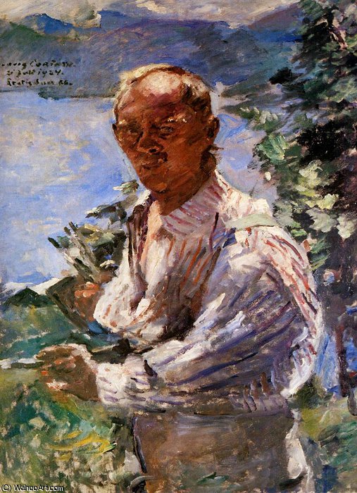 Wikioo.org - The Encyclopedia of Fine Arts - Painting, Artwork by Lovis Corinth (Franz Heinrich Louis) - Self portrait Sun