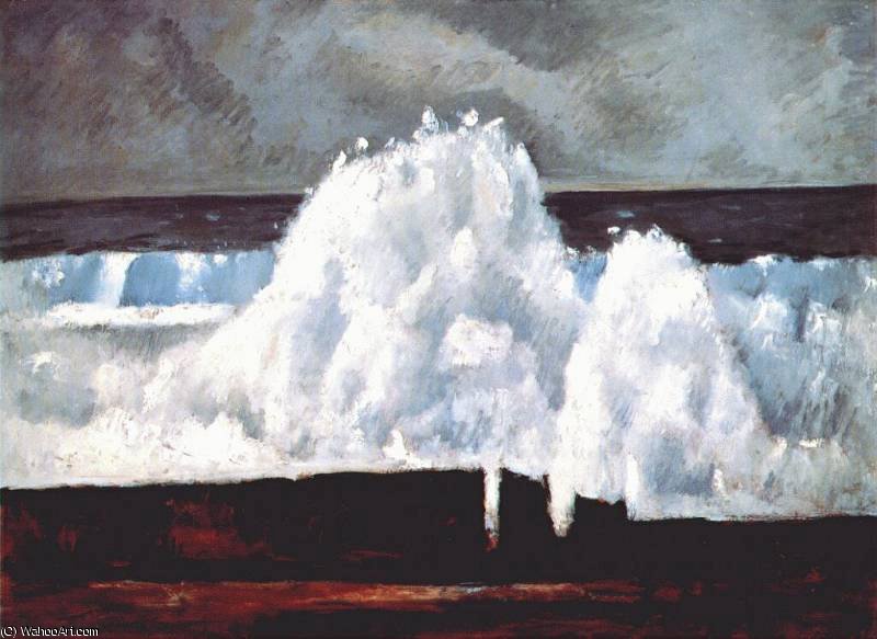 WikiOO.org - Енциклопедія образотворчого мистецтва - Живопис, Картини
 Marsden Hartley - the wave