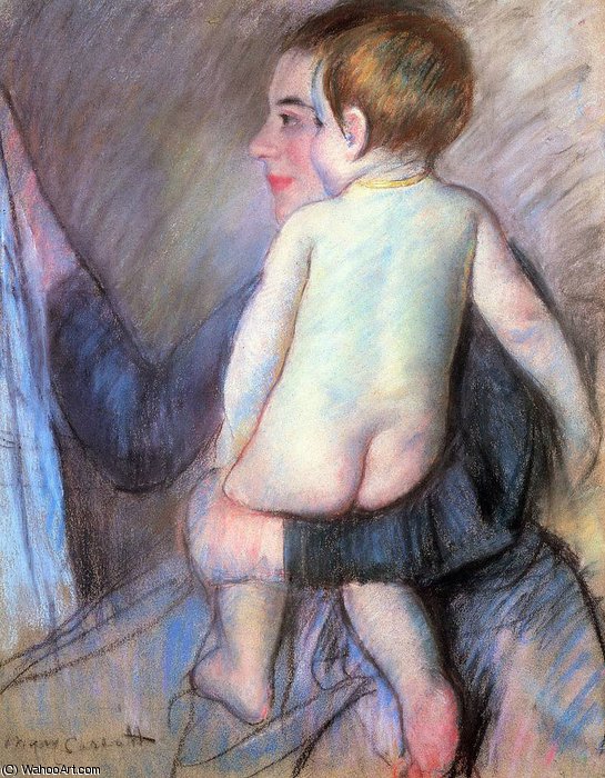 WikiOO.org - Енциклопедія образотворчого мистецтва - Живопис, Картини
 Mary Stevenson Cassatt - At the Window