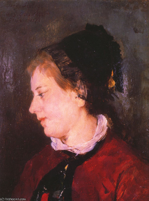 Wikioo.org - The Encyclopedia of Fine Arts - Painting, Artwork by Mary Stevenson Cassatt - Portrait of Madame Sisley