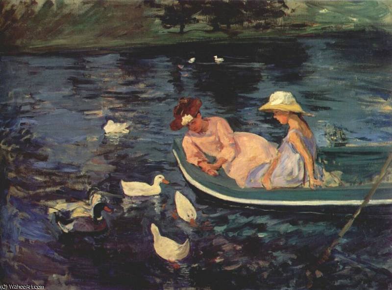 Wikioo.org - The Encyclopedia of Fine Arts - Painting, Artwork by Mary Stevenson Cassatt - summertime