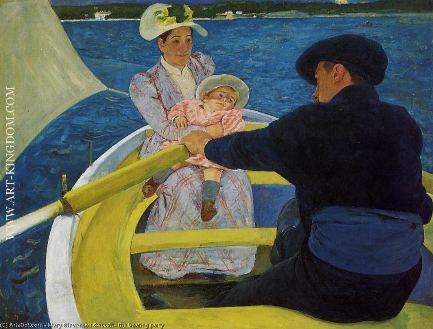 Wikioo.org - The Encyclopedia of Fine Arts - Painting, Artwork by Mary Stevenson Cassatt - the boating party