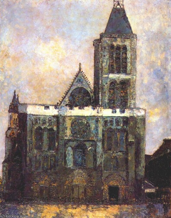 Wikioo.org – La Enciclopedia de las Bellas Artes - Pintura, Obras de arte de Maurice Utrillo - Basílica de Saint Denis