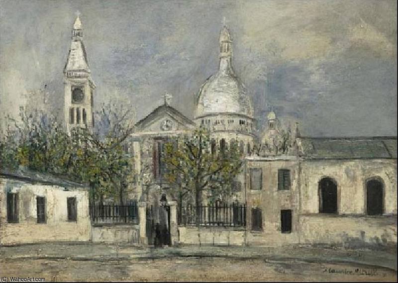 WikiOO.org - Encyclopedia of Fine Arts - Maľba, Artwork Maurice Utrillo - chiesa saint pierre