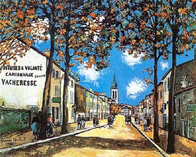 Wikioo.org – La Enciclopedia de las Bellas Artes - Pintura, Obras de arte de Maurice Utrillo - er trimestre romana