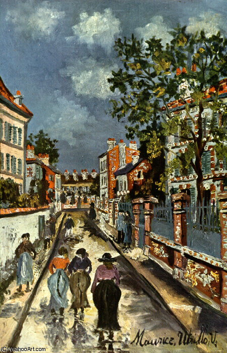 Wikioo.org - The Encyclopedia of Fine Arts - Painting, Artwork by Maurice Utrillo - street