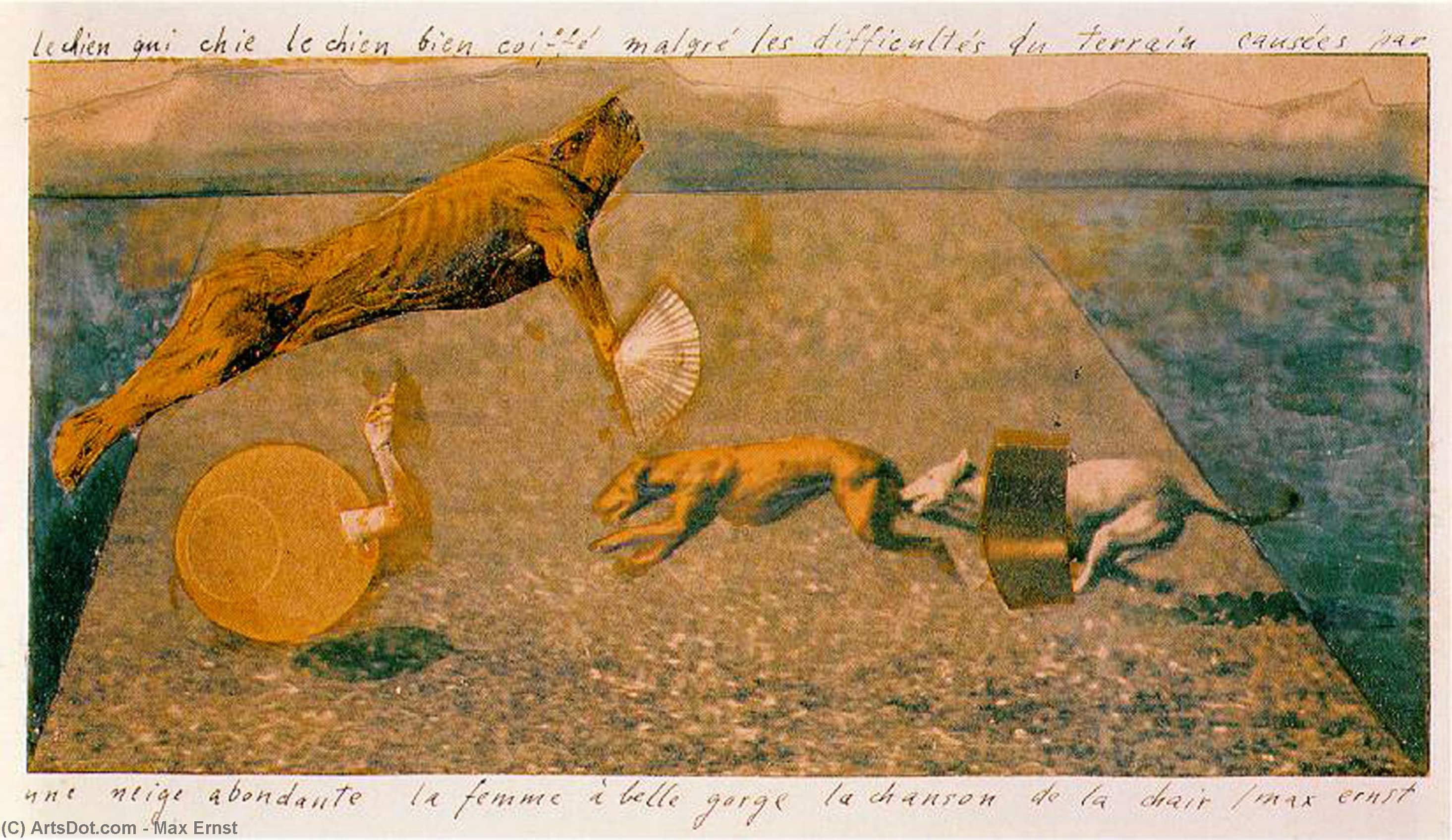 WikiOO.org - אנציקלופדיה לאמנויות יפות - ציור, יצירות אמנות Max Ernst - The song of the flesh