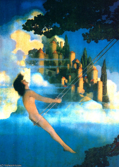 Wikioo.org - The Encyclopedia of Fine Arts - Painting, Artwork by Maxfield Parrish - dinkey bird