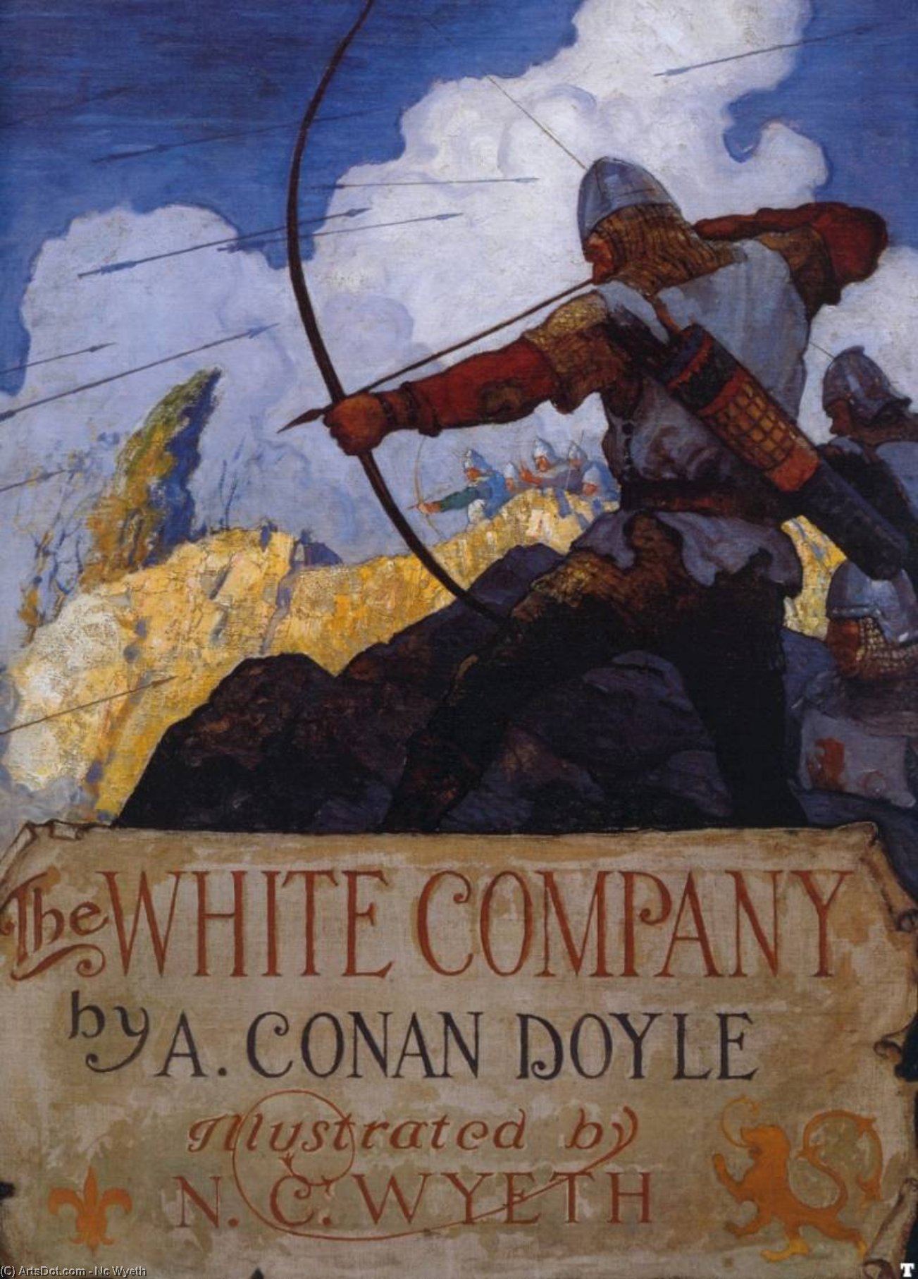Wikioo.org - The Encyclopedia of Fine Arts - Painting, Artwork by Nc Wyeth - the white company