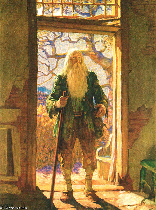 Wikioo.org - The Encyclopedia of Fine Arts - Painting, Artwork by Nc Wyeth - twenty years later
