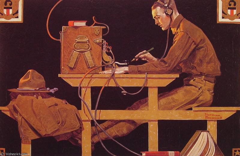 Wikioo.org - สารานุกรมวิจิตรศิลป์ - จิตรกรรม Norman Rockwell - The US Army Trades