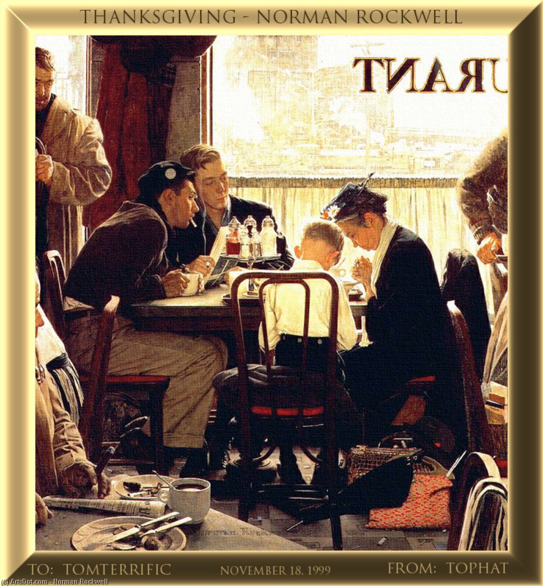 Wikioo.org - The Encyclopedia of Fine Arts - Painting, Artwork by Norman Rockwell - top hat rockwell