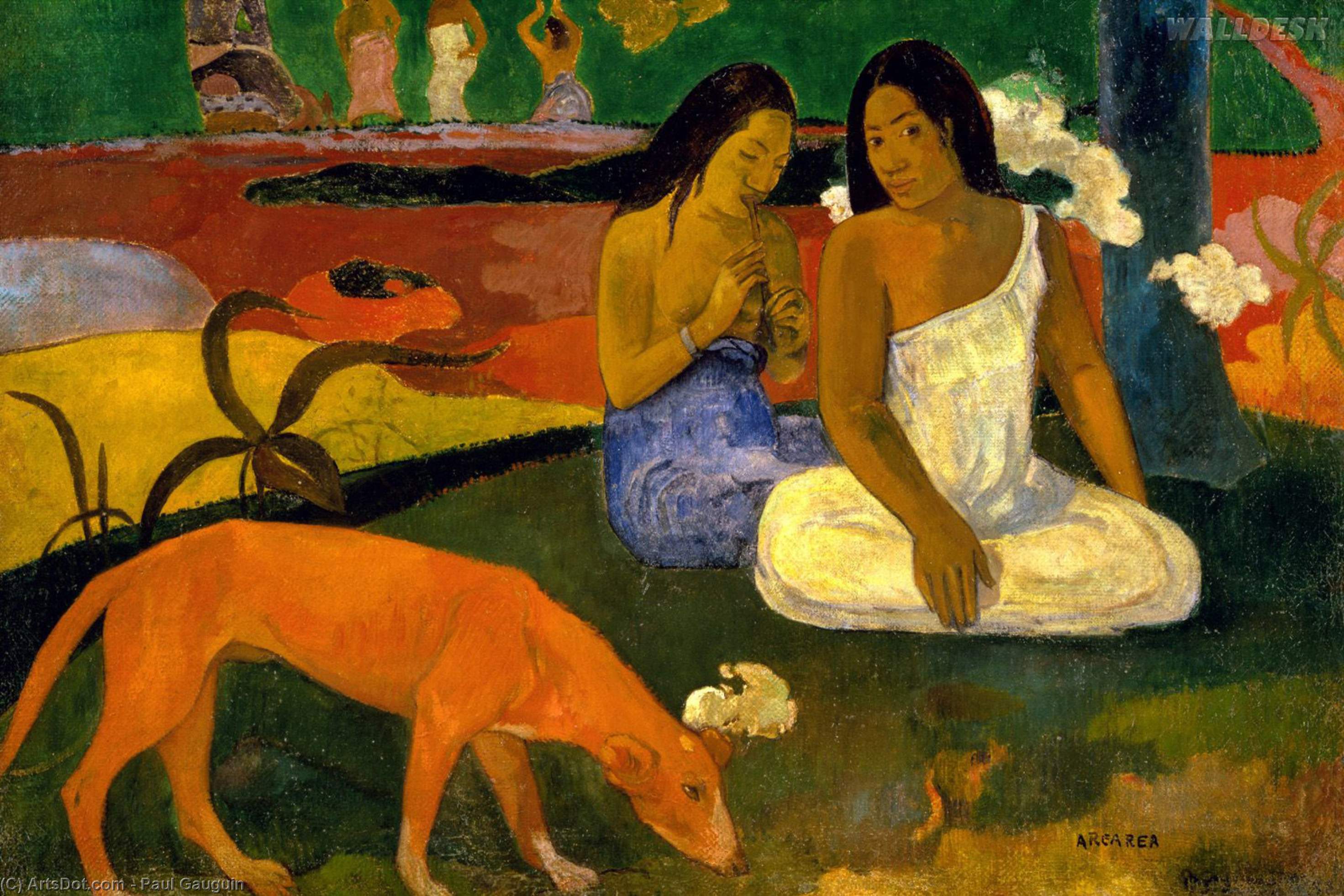 Wikioo.org - The Encyclopedia of Fine Arts - Painting, Artwork by Paul Gauguin - amusement