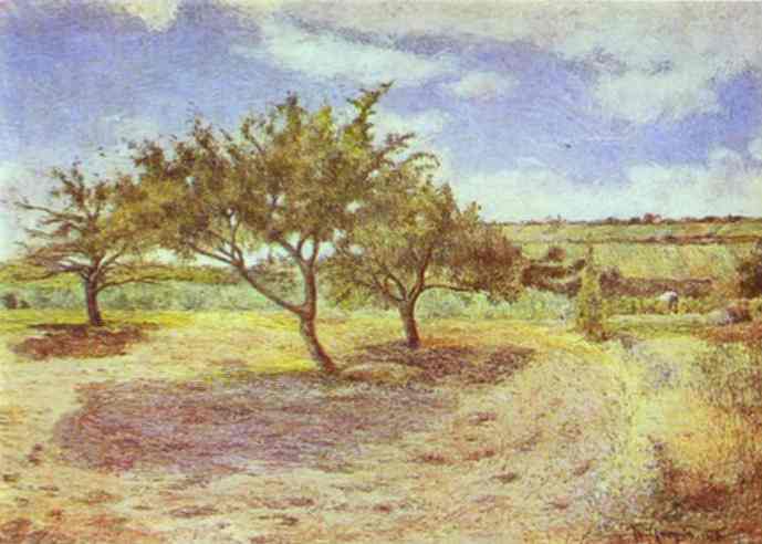 Wikioo.org - The Encyclopedia of Fine Arts - Painting, Artwork by Paul Gauguin - apple trees in blossom