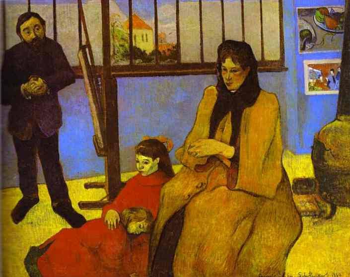 Wikioo.org - Encyklopedia Sztuk Pięknych - Malarstwo, Grafika Paul Gauguin - the schuffenecker family