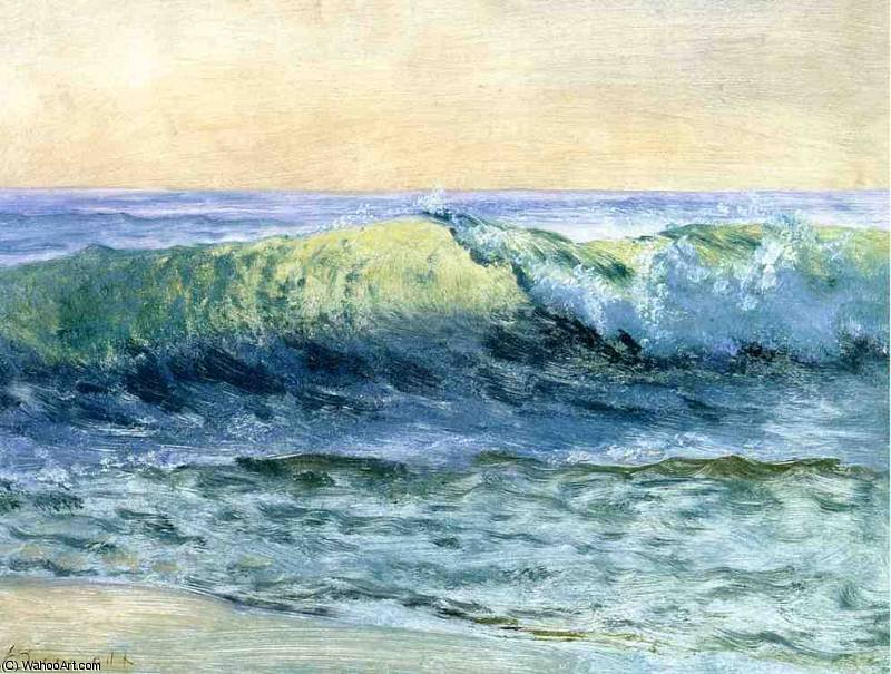 Wikioo.org - The Encyclopedia of Fine Arts - Painting, Artwork by Albert Bierstadt - the wave