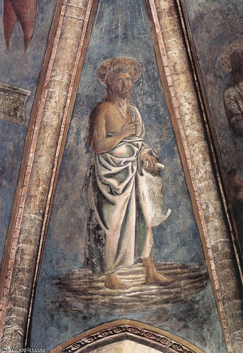Wikioo.org - The Encyclopedia of Fine Arts - Painting, Artwork by Andrea Del Castagno - St John the Baptist