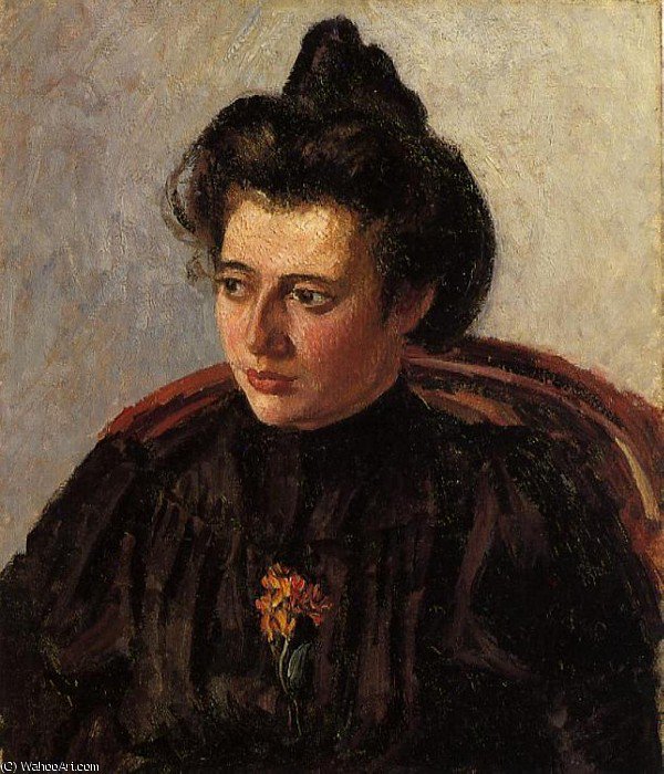 WikiOO.org - 백과 사전 - 회화, 삽화 Camille Pissarro - Portrait of Jeanne.