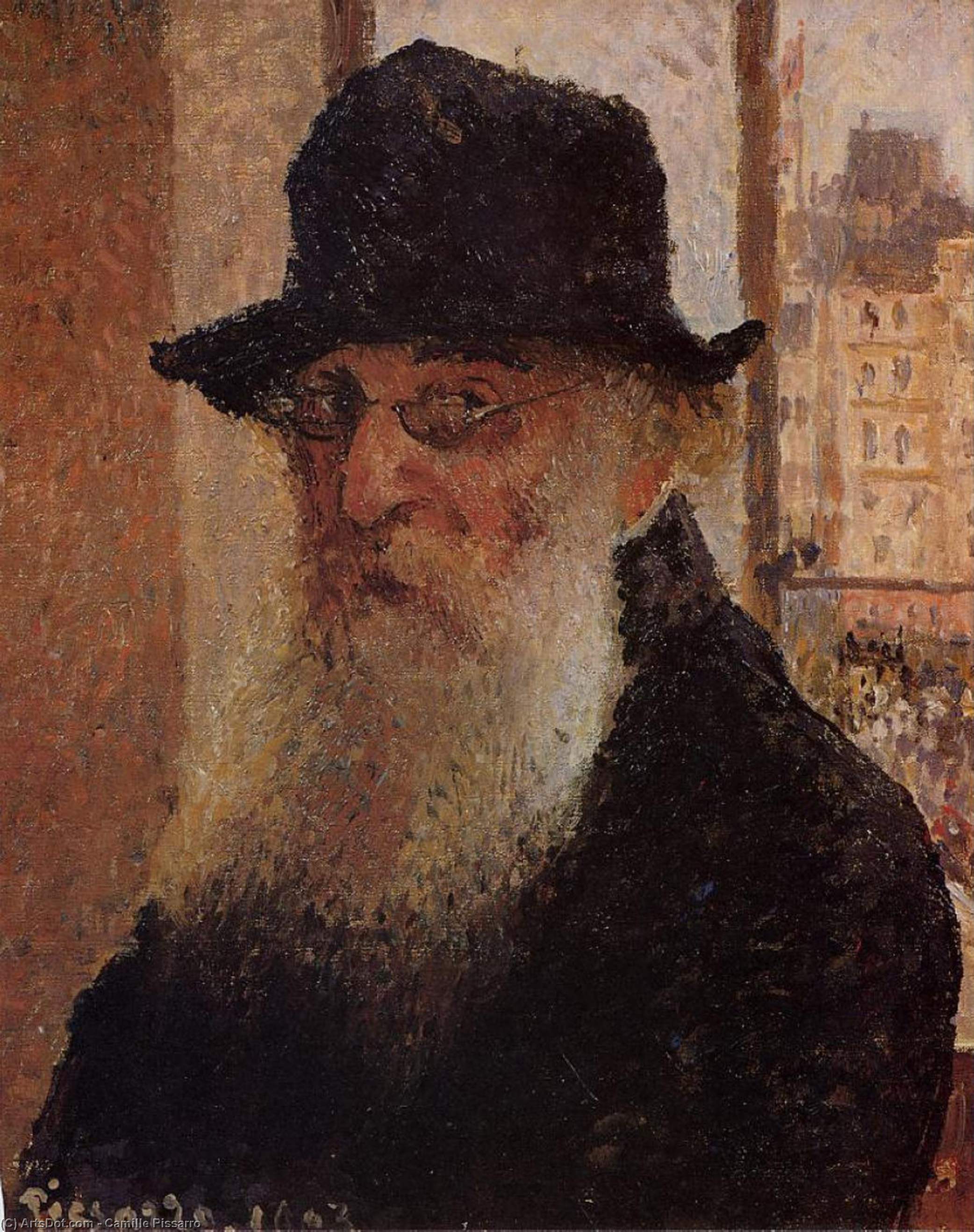 WikiOO.org - Encyclopedia of Fine Arts - Maalaus, taideteos Camille Pissarro - self portrait.