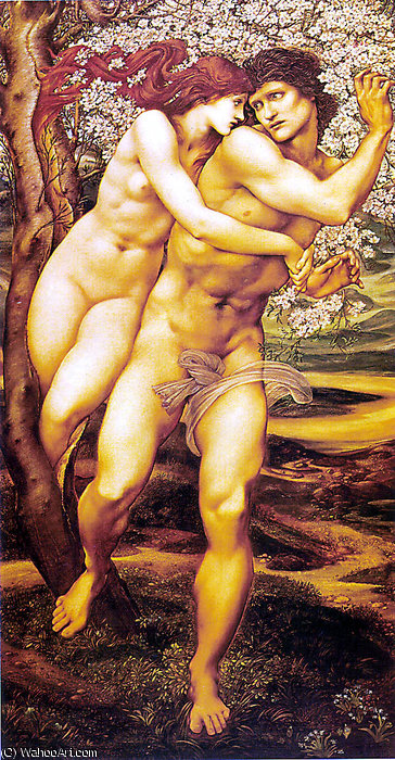 Wikioo.org - The Encyclopedia of Fine Arts - Painting, Artwork by Edward Coley Burne-Jones - tree of forgiveness